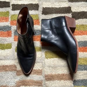Madewell Leather Ankle Boots 7 1/2